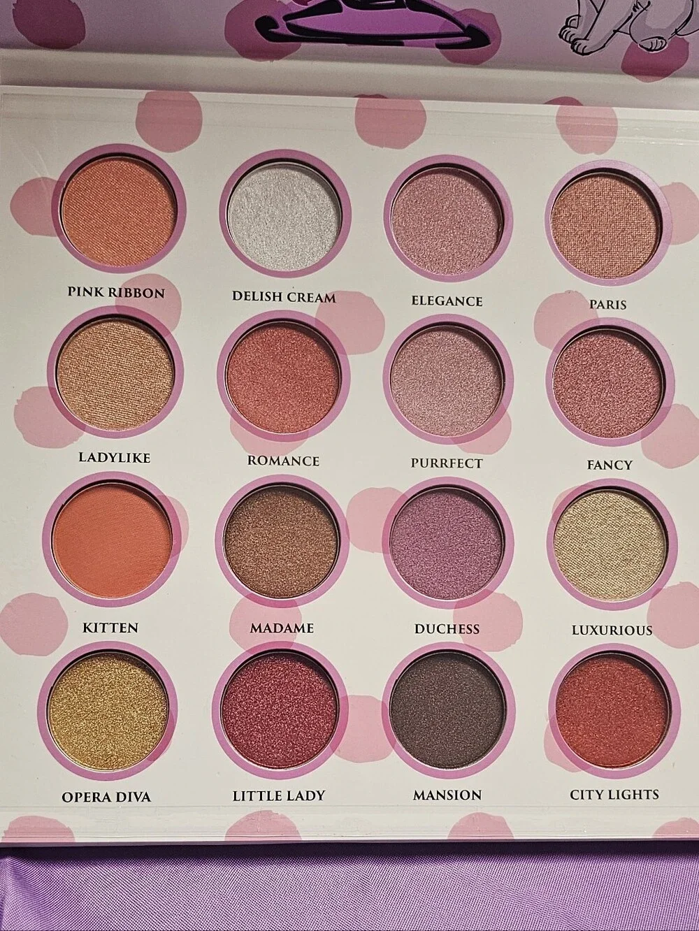 Furry disney aristocats eyeshadow pallet